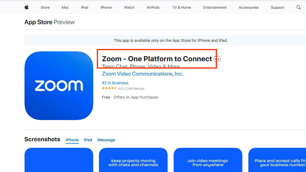 Zoomのインストール4のイメージ画像